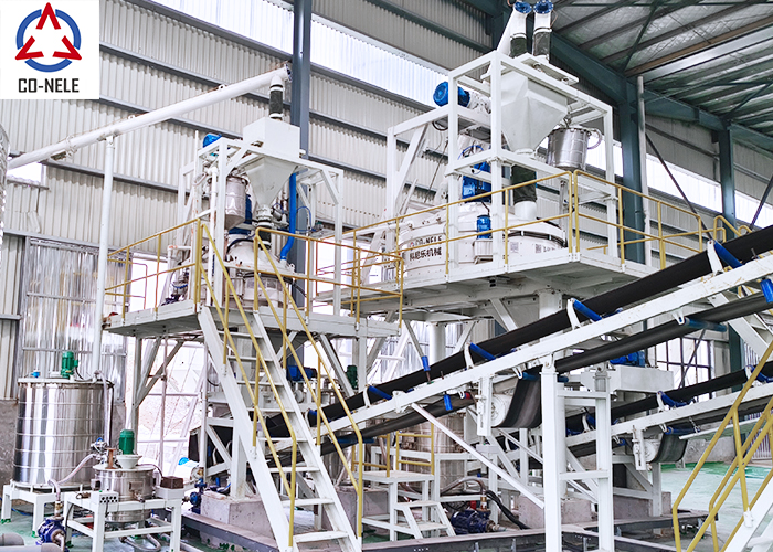 خلاط الخرسانة الكوكبية في صنع الطوب القابل للنفاذ السيراميك